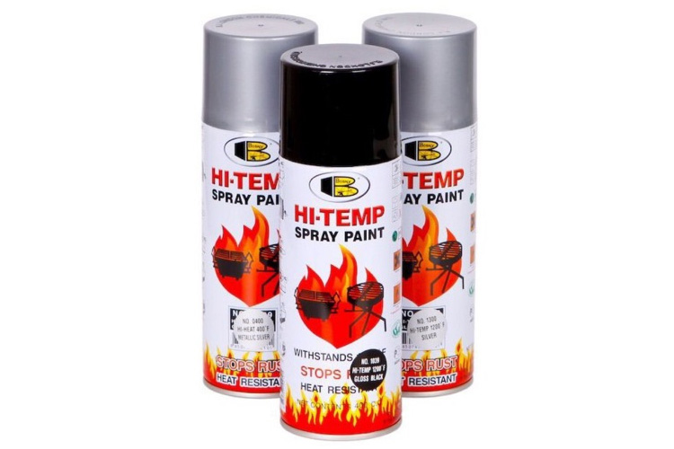 Sơn xịt chịu nhiệt Hi-Temp 1200ºF 400cc BOSNY B1