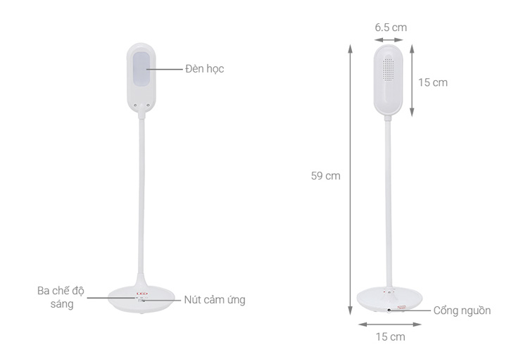 Đèn bàn led 3W Điện Quang 62236061