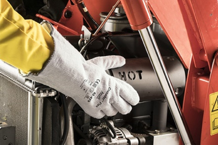 Găng tay chịu nhiệt 180 độc C size 9 Ansell Crusader Flex 42-474