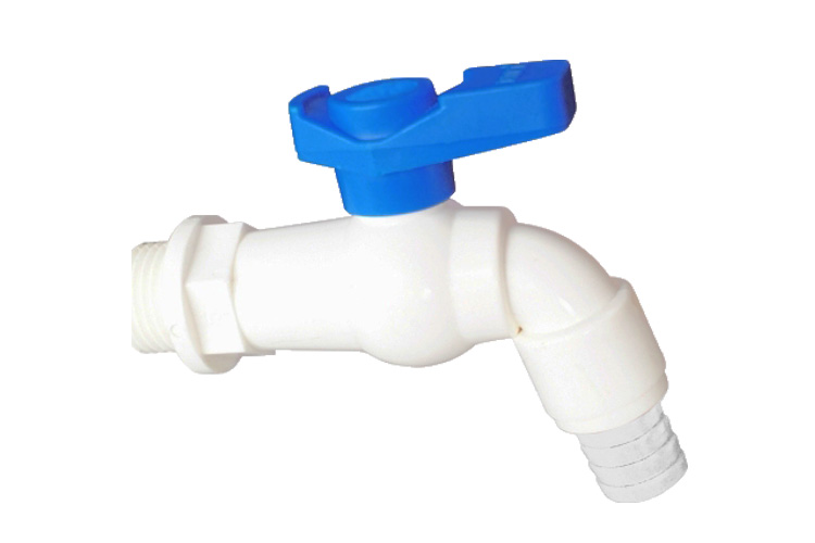 Vòi nhựa tay gạt 90 độ Minh Hòa