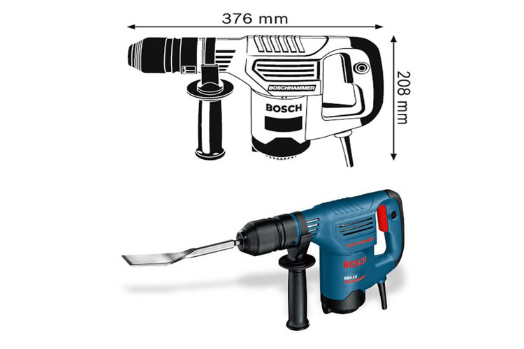 Máy đục phá bê tông mũi SDS BOSCH 0611320703