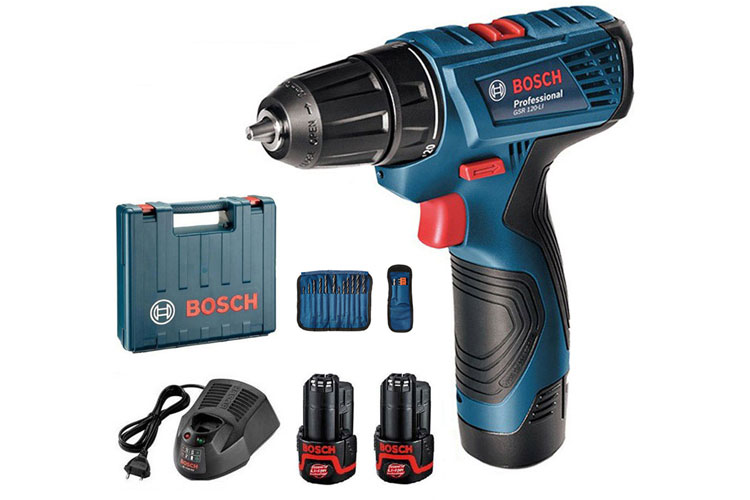 Bộ máy khoan vặn vít pin 12V/2.0Ah BOSCH 06019G80K2