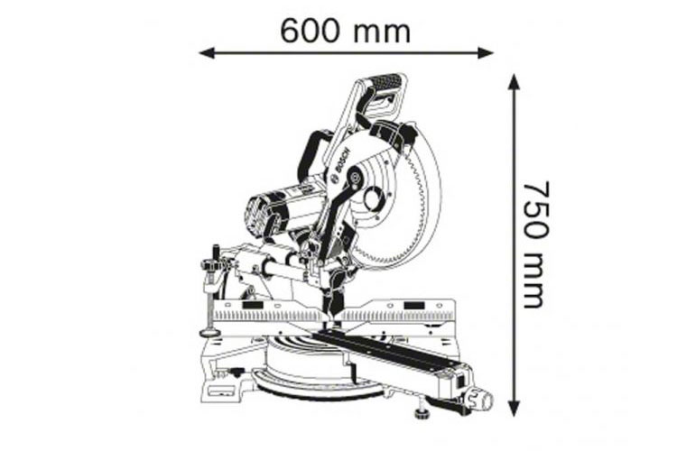Máy cưa ván trượt 1800W/305mm BOSCH 0601B23100