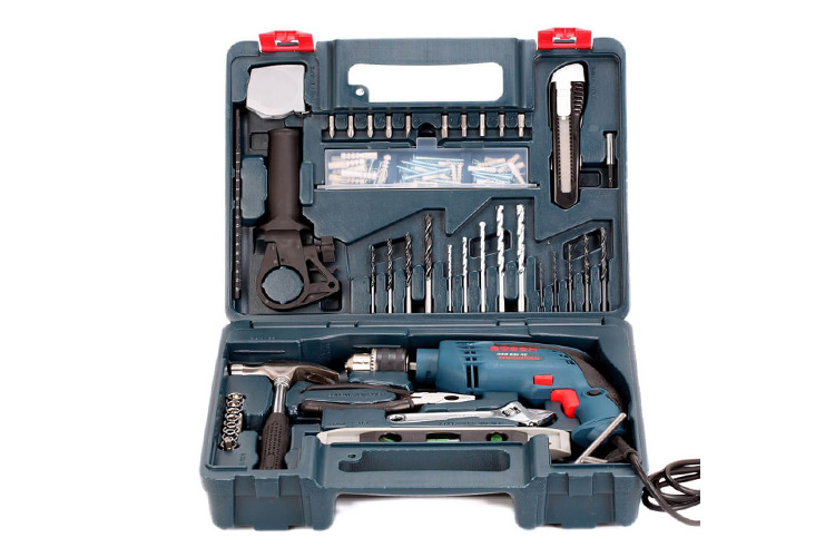 BOSCH 06011A15K7 Impact Drill Set with 100 Accessories