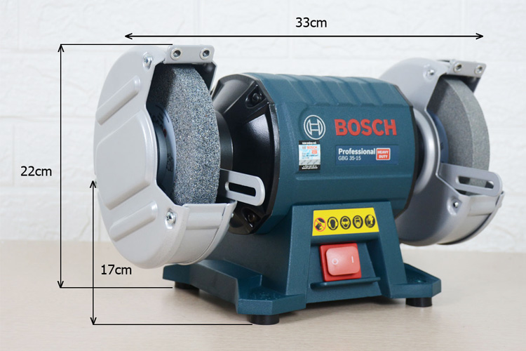 2-stone bench grinder 350W/150mm BOSCH 060127A3K0