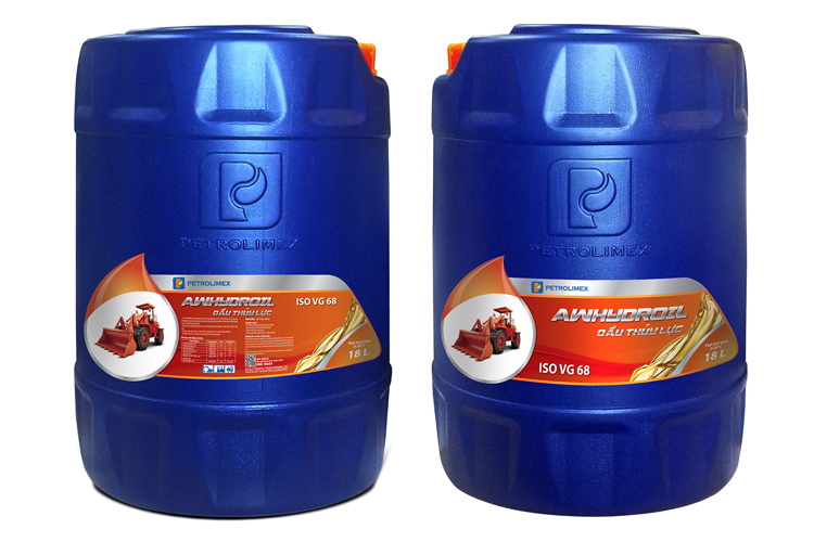 Petrolimex AW Hydroil 68 Hydraulic Oil - 18L Tank - 2