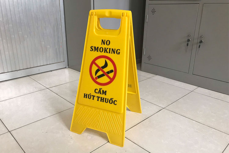 Bảng cảnh báo cấm hút thuốc BB.Safety.BB 