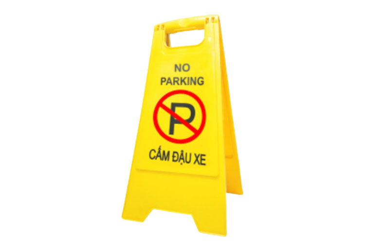 Bảng cảnh báo cấm đậu xe BB.Safety.BB