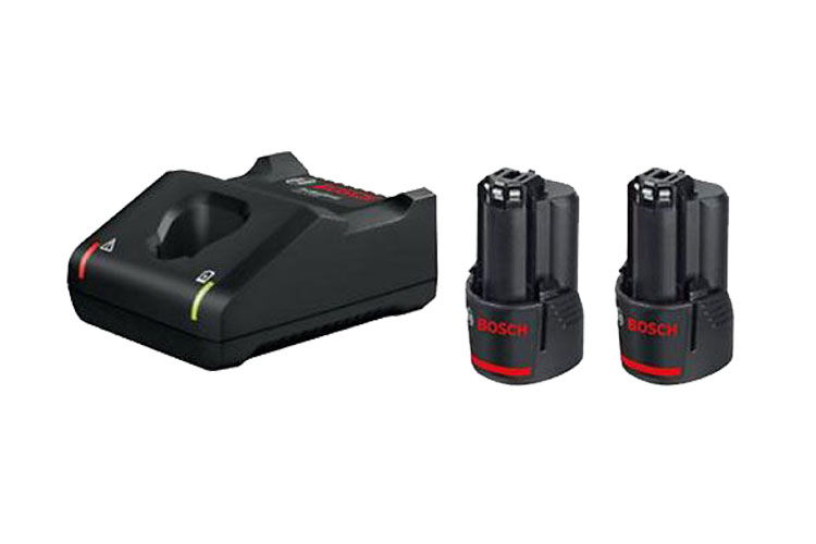 Bộ sạc pin nhanh kèm 2 pin 12V/2.0Ah BOSCH 1600A01B8W