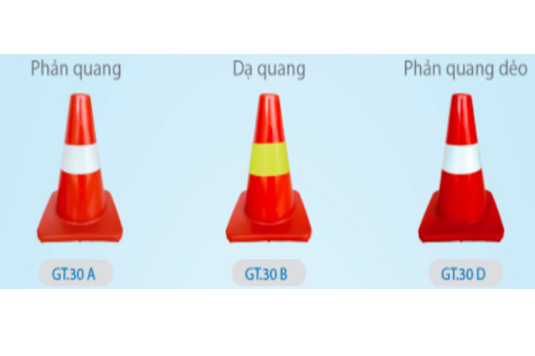 Cọc giao thông nhỏ 30cm BB.Safety.BB GT.30