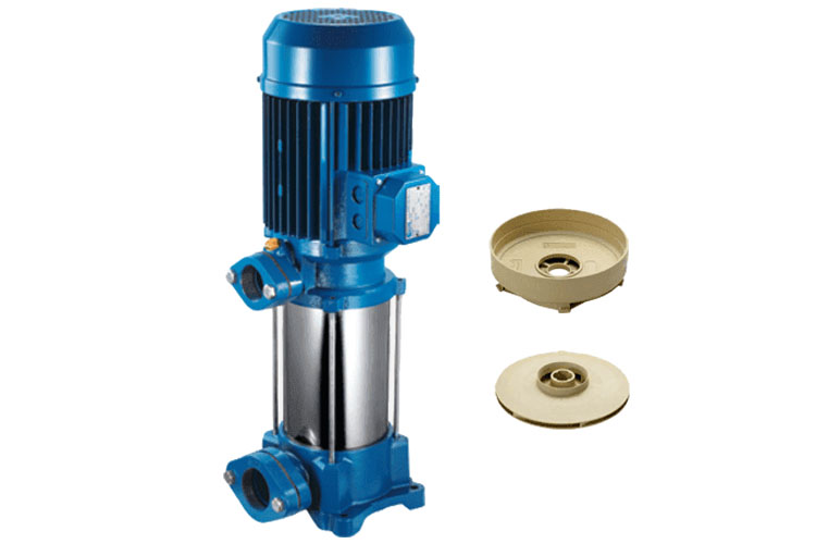 Máy bơm trục đứng cánh nhựa  6.6KW/9HP Pentax U18V-900/9T