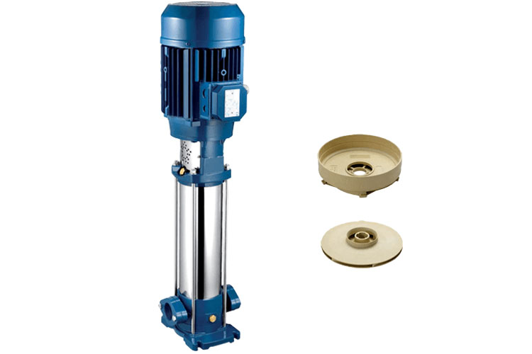 Máy bơm trục đứng cánh nhựa 6.8KW/9.2HP Pentax U18LG - 920/10T