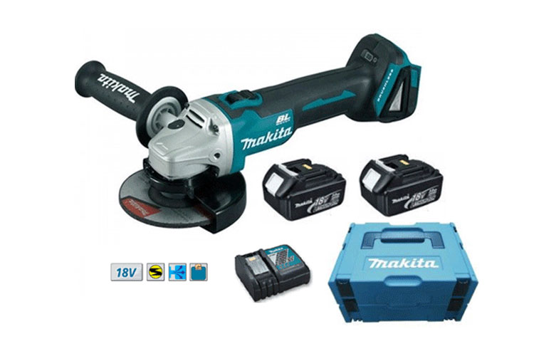 Máy mài góc 100mm pin 18V/5.0Ah Makita DGA404RTJ2