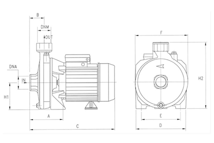 Máy bơm nước ly tâm Pentax CM 50