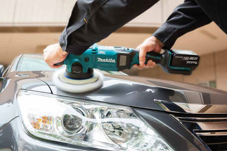 Máy đánh bóng tròn pin 18V/5.0Ah Makita DPO500Z không pin và sạc
