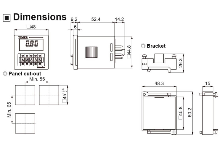 Bộ cài đặt Autonics LE3SA