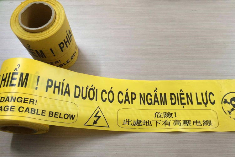 Roll of underground cable warning tape BB.Safety.BB RAO CAP NGAM