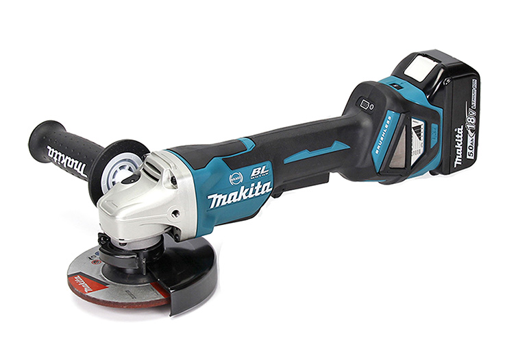 Máy mài góc 125mm pin 18V/5.0Ah Makita DGA518RTE