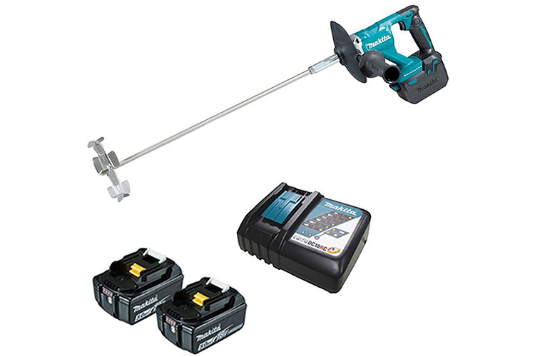 Máy trộn sơn 165mm pin 18V/5.0Ah Makita DUT130RTE
