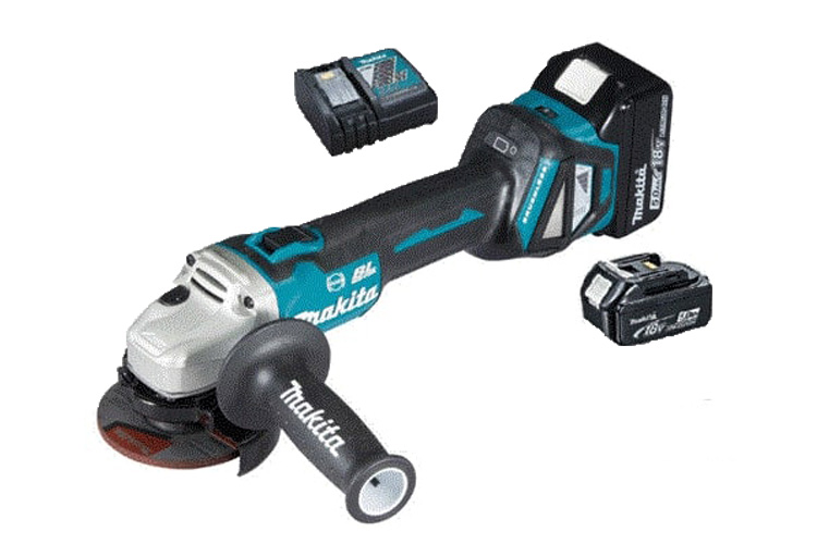 Máy mài góc 100mm pin 18V/5.0Ah Makita DGA418RTE