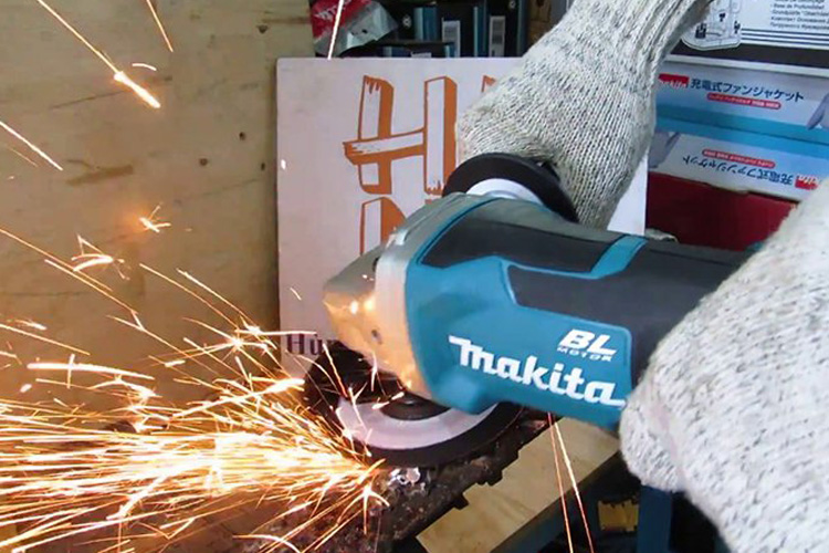 Máy mài góc 100mm pin 18V/5.0Ah Makita DGA414RTE
