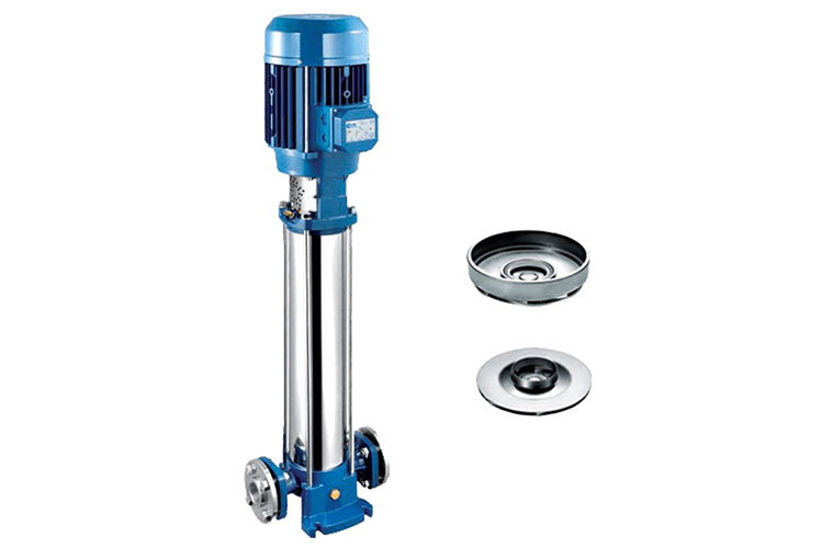 Máy bơm trục đứng cánh Inox 5.5KW/7.5HP Pentax U7SLG 750/12T