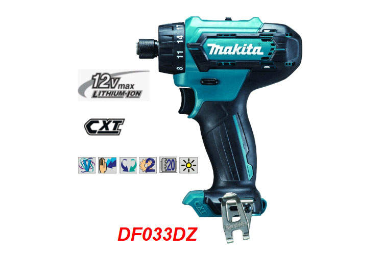 Máy khoan pin 12V Makita DF033DZ không pin và sạc