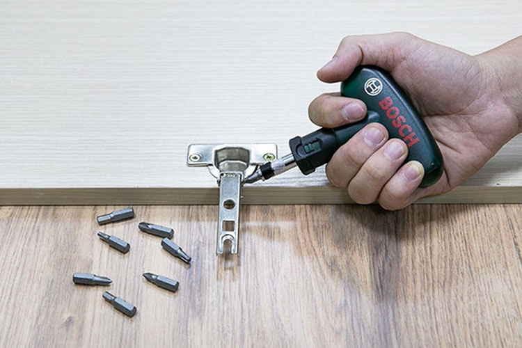 BOSCH 2607019510 Handheld Screwdriver with 10 Bits