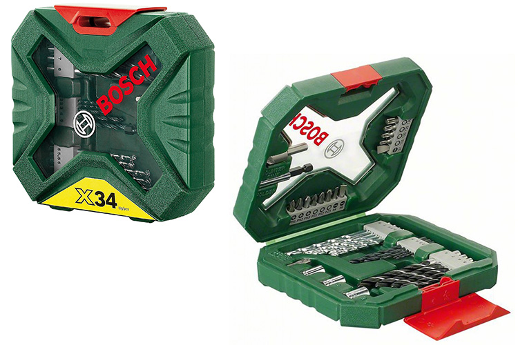 Bộ 34 mũi khoan và mũi vặn vít BOSCH 2607010608
