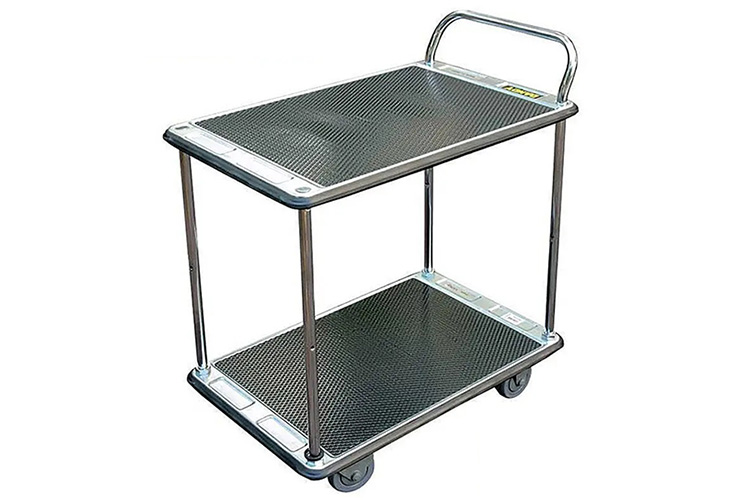Dandy DM-BT2-DX 2-tier trolley with a load capacity of 150kg