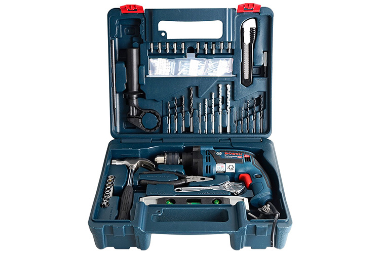 Impact drill set with 100 accessories BOSCH 06012271K3