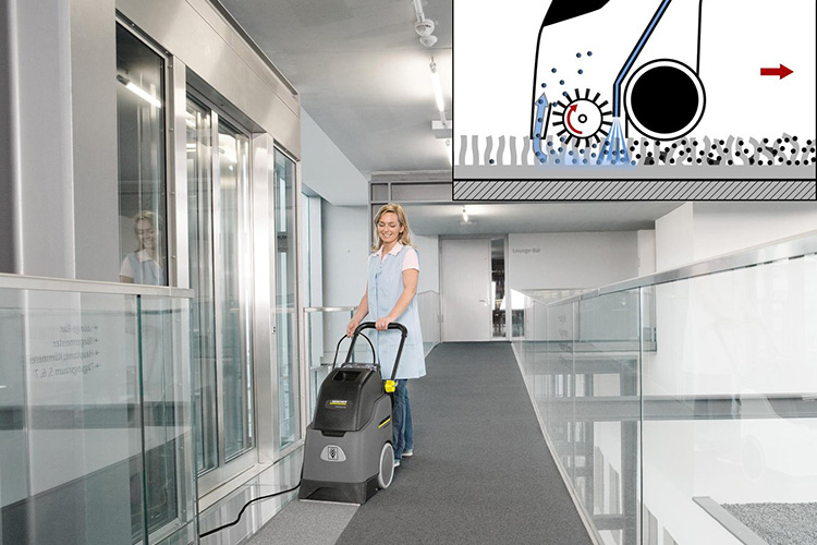 Máy làm sạch thảm Karcher BRC 30/15 C