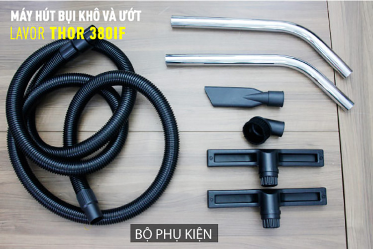 Máy hút bụi khô và ướt 80 lít 3600W Lavor THOR 380 IF