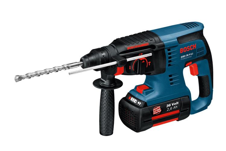 36V/4.0Ah cordless rotary hammer drill with SDS plus bit BOSCH 0611906003