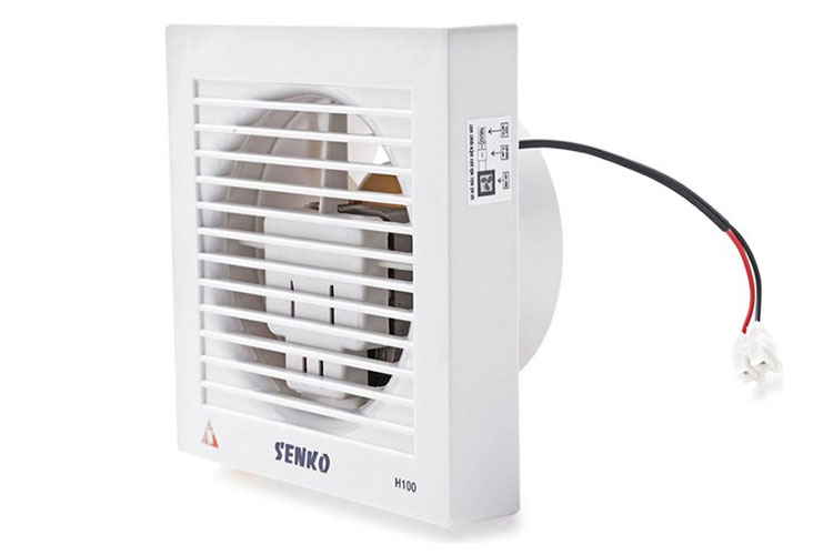 Quạt hút gió âm tường 1 tấc SENKO H100