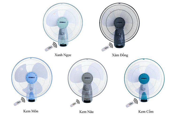 Quạt treo tường có remote SENKO TR1628