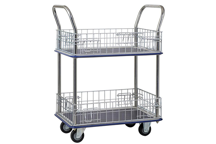 Xe đẩy hàng 2 tầng có lưới tải trọng 220kg Sumo HL-120M