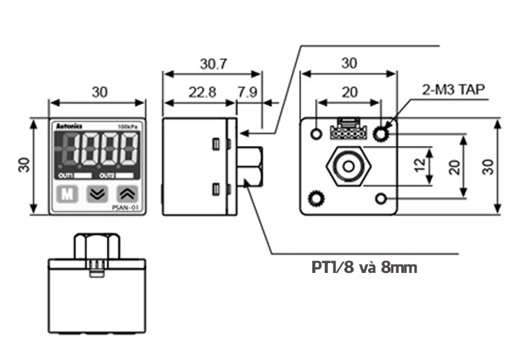 Autonics T3S-B4SK4C-N