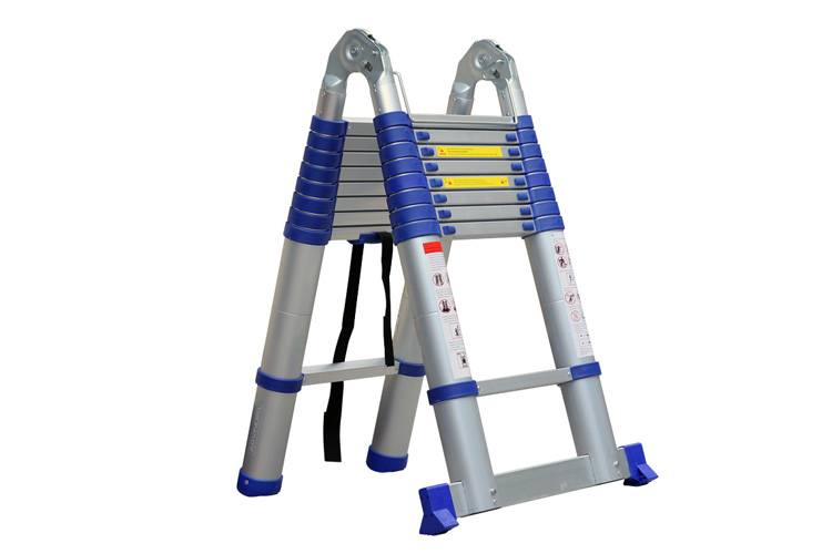 Thang nhôm chữ A rút gọn đơn 2x9 bậc Advindeq ADT709B