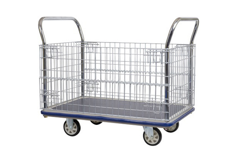 Xe đẩy hàng có lưới bảo vệ tải trọng 500kg Sumo HG-513