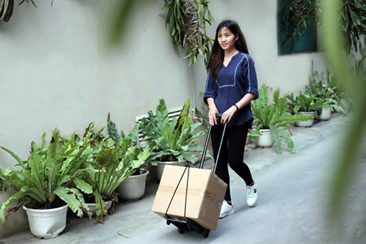 Xe đẩy đi chợ gấp gọn đa năng Advindeq HT-MINI01