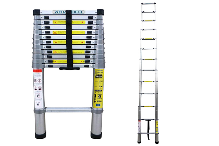 Thang nhôm rút gọn đơn 13 bậc Advindeq ADT212F