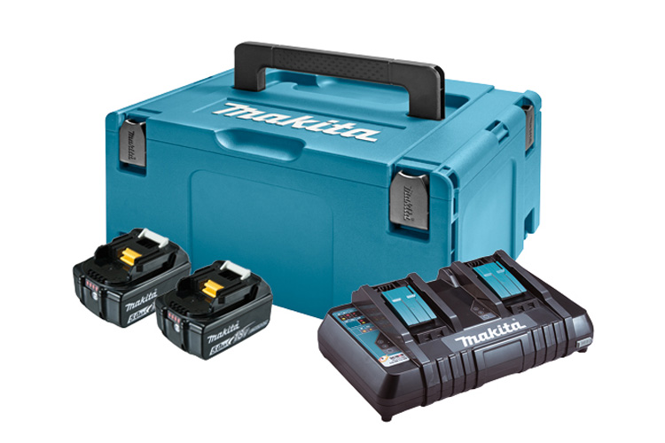 Bộ pin sạc MKP3PT182 MAKITA 197629-2 (BL1850Bx2/DC18RD)
