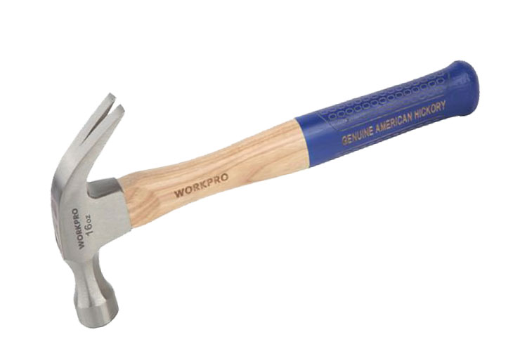 Búa nhổ đinh cán gỗ 16oz kiểu Hickory WORKPRO W041023