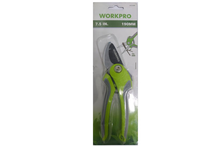 Kéo cắt cành mũi cong dài 190mm/7.5 inch WORKPRO W151007