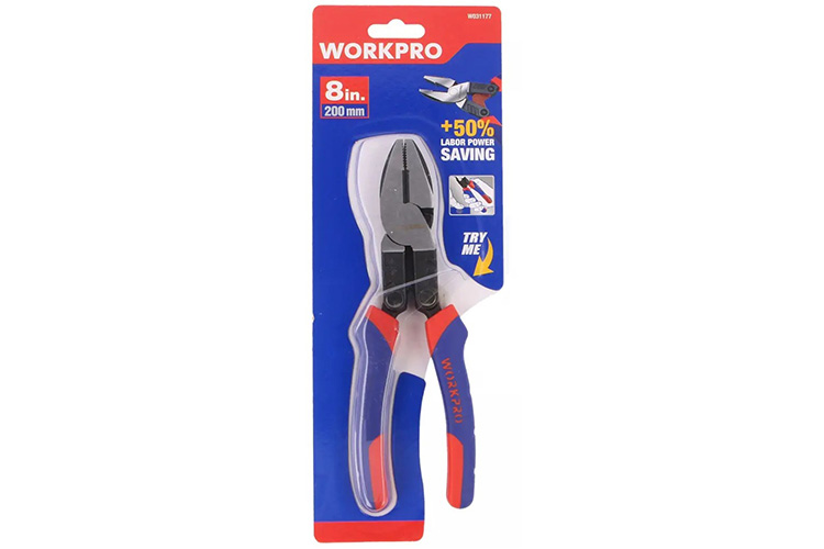 WORKPRO W031177 8-inch/200mm flat-head impact pliers